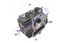 Variklio galvutė motociklo 150cc LIF150 su vožtuvais, be dangtelio D55