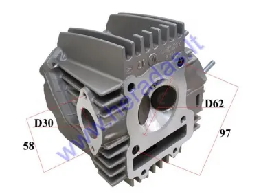 Variklio galvutė motociklo 190cc ZS190 D62 su vožtuvais,dangteliu,velenėliu ,pilna