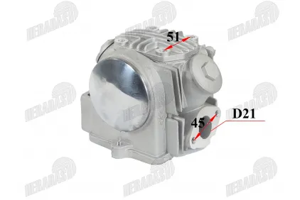 Variklio galvutė motociklo, motorolerio, mopedo 70cc 4T 139FMB D47mm tinka FR50, NAKED50 tiuningui Variklio galvutė motociklo, motorolerio, mopedo 70cc 4T 139FMB D47mm tinka FR50, NAKED50 tiuningui