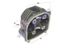 Variklio galvutė motorolerio GY6 125cc D52.4 komplektas be dangtelio