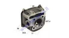 Cylinder head Gy6 150 D57.4mm