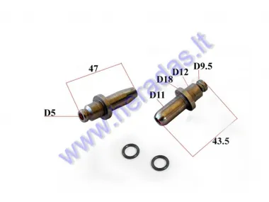 Variklio galvutės vožtuvų kreipiančioji ATV CG 125cc