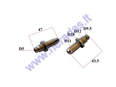 ENGINE VALVE GUIDE 2PC ATV CG 125cc