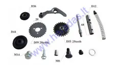 Engine chain tensioner kit Pocket Bike without chain