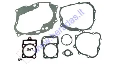 Engine gasket set for ATV 200-250cc D67