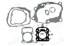 ENGINE GASKET SET FOR WATER - COOLED ENGINE ATV250cc D67 94x82mm 125mm Kinroad Bashan Shineray Romet Loncin