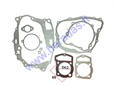 ENGINE GASKET SET FOR AIR -COOLED QUAD BIKE 150CC 162FMJ  Junak, Romet, Zetka, Fosti