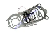 Engine gasket set for air-cooled quad bike 200cc GY6 D61