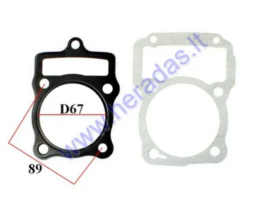 Engine gasket set for water-cooled ATV250cc D67 CG250 Zongshen