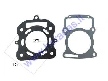 Engine gasket set for water-cooled ATV250cc