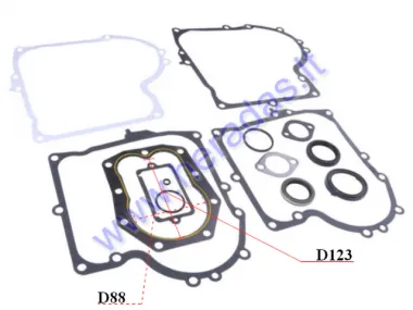 ENGINEGASKET SET FOR lawn mowers, tractor Briggs & Stratton 494241 490525 12HP 12.5HP