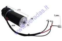 Motor 24V 250W for electric folding quad scooter, stroller, scooter COMFI4 suitable for reducer EB1453