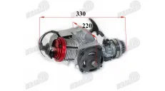 Variklis 50cc dvitaktis motociklo