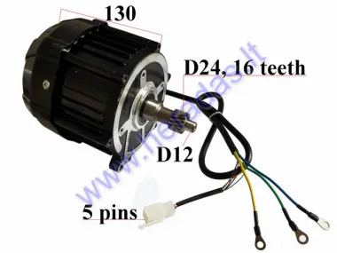Variklis 60V500WAT  elektrinio keturračio, skuterio tinka XL4L COMFIMAX ne sine wave