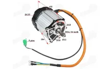 Motor 72V 2800W for electric cargo tricycle KING BOX 3 JP2800 DLS150 Motor 72V 2800W for electric cargo tricycle KING BOX 3 JP2800 DLS150