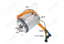Variklis elektrinio krovininio triračio 72V tinka KING BOX 2 JP3900, KING BOX 2 SU STOGU JP3900ROOF