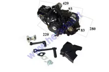 FOUR-STROKE MOTORCYCLE ENGINE  LIFAN  110cc 4 Gears, air cooled. Chain type 420 PISTON D52.4 1P52FMH-B