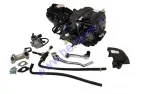 Variklis motociklo Zongshen keturtaktis  110cc 4 bėgiai aušinamas oru kojinis užvedimas ZS152FMH mechaninė sankaba.