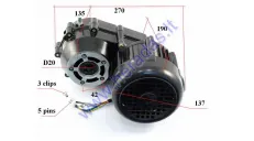 Electric trike scooter engine with transmission gearbox 48V 500W MS01 MS03