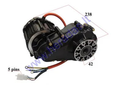 ELECTRIC SCOOTER ENGINE WITH TRANSMISSION GEARBOX 60V1000WAT  XL4L COMFIMAX WITH ROOF