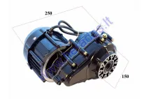 Variklis su reduktoriumi 60V500WAT  elektrinio keturračio, skuterio  XL4L COMFIMAX