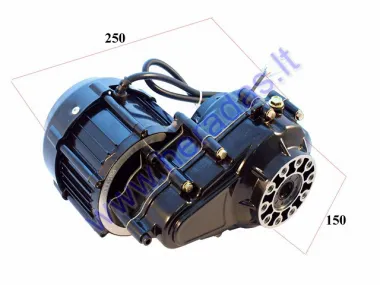 Variklis su reduktoriumi 60V500WAT  elektrinio keturračio, skuterio  XL4L COMFIMAX