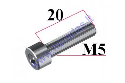 FLAT SCREW 5X20
