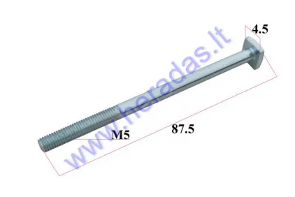 FLAT SCREW 5X84