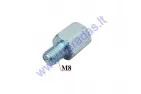 Veidrodžio adapteris, dešininio sriegio perėjimas iš 8mm į 10mm sriegį.