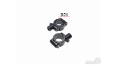 Mirror mounting bracket on handlebar M10 RIGHT THREAD 22MM HANDLEBAR