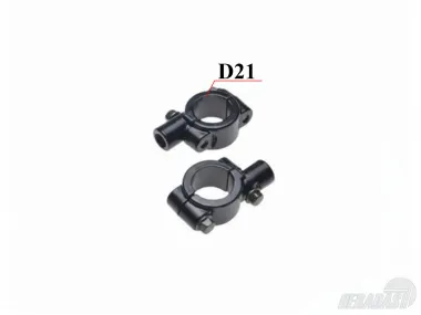 Mirror mounting bracket on handlebar M10 RIGHT THREAD 22MM HANDLEBAR