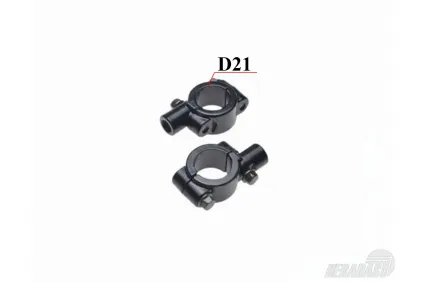 Mirror mounting bracket on handlebar M10 RIGHT THREAD 22MM HANDLEBAR Mirror mounting bracket on handlebar M10 RIGHT THREAD 22MM HANDLEBAR