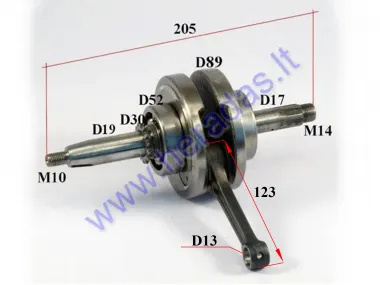 Crankshaft for 110cc ATV quad bike