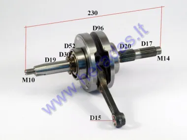 Crankshaft for 140cc ATV quad bike