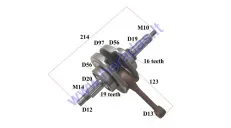 Crankshaft for 150cc 160cc motorcycle YX150 YX160 PIN13