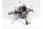 Velenas alkūninis 200-250cc ATV keturračio motociklo BASHAN