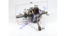 Crankshaft for 200cc ATV quad bike