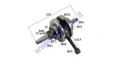 Crankshaft for 200cc ATV quad bike