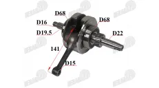 Crankshaft 200CC ATV Quad Bike Bashan Loncin Shinerey Mikilon