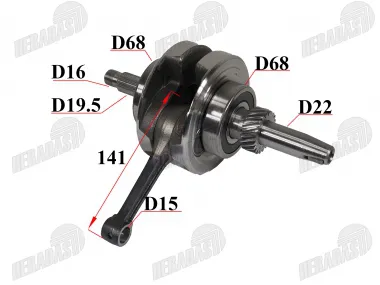 Crankshaft 200CC ATV Quad Bike Bashan Loncin Shinerey Mikilon