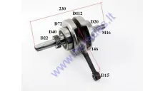 Crankshaft for 250cc ATV quad bike