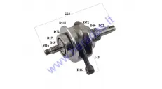 Crankshaft for 250cc ATV quad bike, motorcycle zongshen cg250 250cc