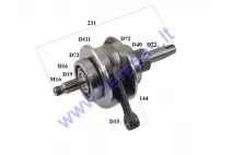 Crankshaft for 250cc ATV quad bike