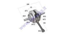 Crankshaft for 250cc motorcycle Zuumav CB250 TM63/28X1E2/P5 165FMM