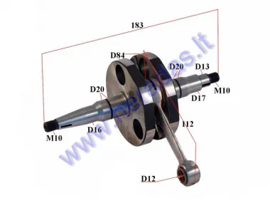 CRANKSHAFT FOR MOTORCYCLE Simson S70