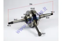 Crankshaft for 125-150cc scooter