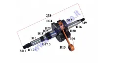 CRANKSHAFT FOR 50CC SCOOTER Suzuki Katana LC