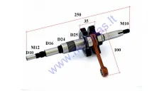 Crankshaft for 50cc scooter
