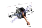 CRANKSHAFT FOR SCOOTER Derbi Senda 50cc STD Taivan