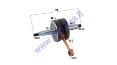 CRANKSHAFT FOR SCOOTER Minarelli AM6 50cc STD Taivan